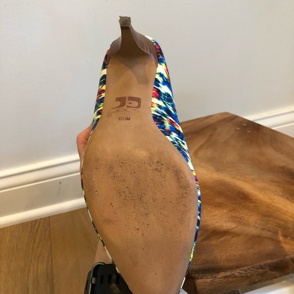 Joe’s Jeans Multicolor High Heels - Size 6.5 - Picture 7 of 15